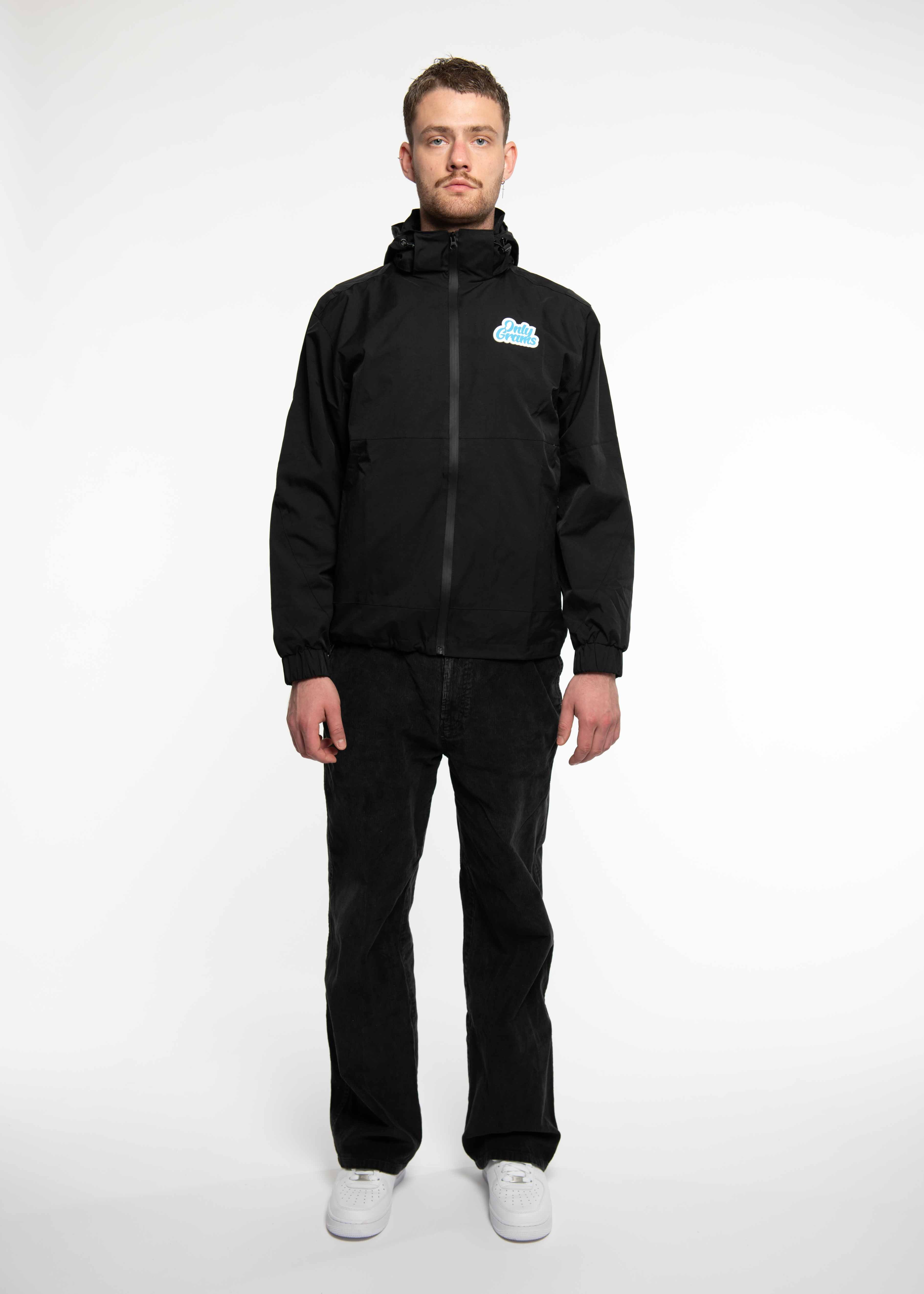 OnlyGrams Windbreaker Jacke - Schwarz - OnlyGrams