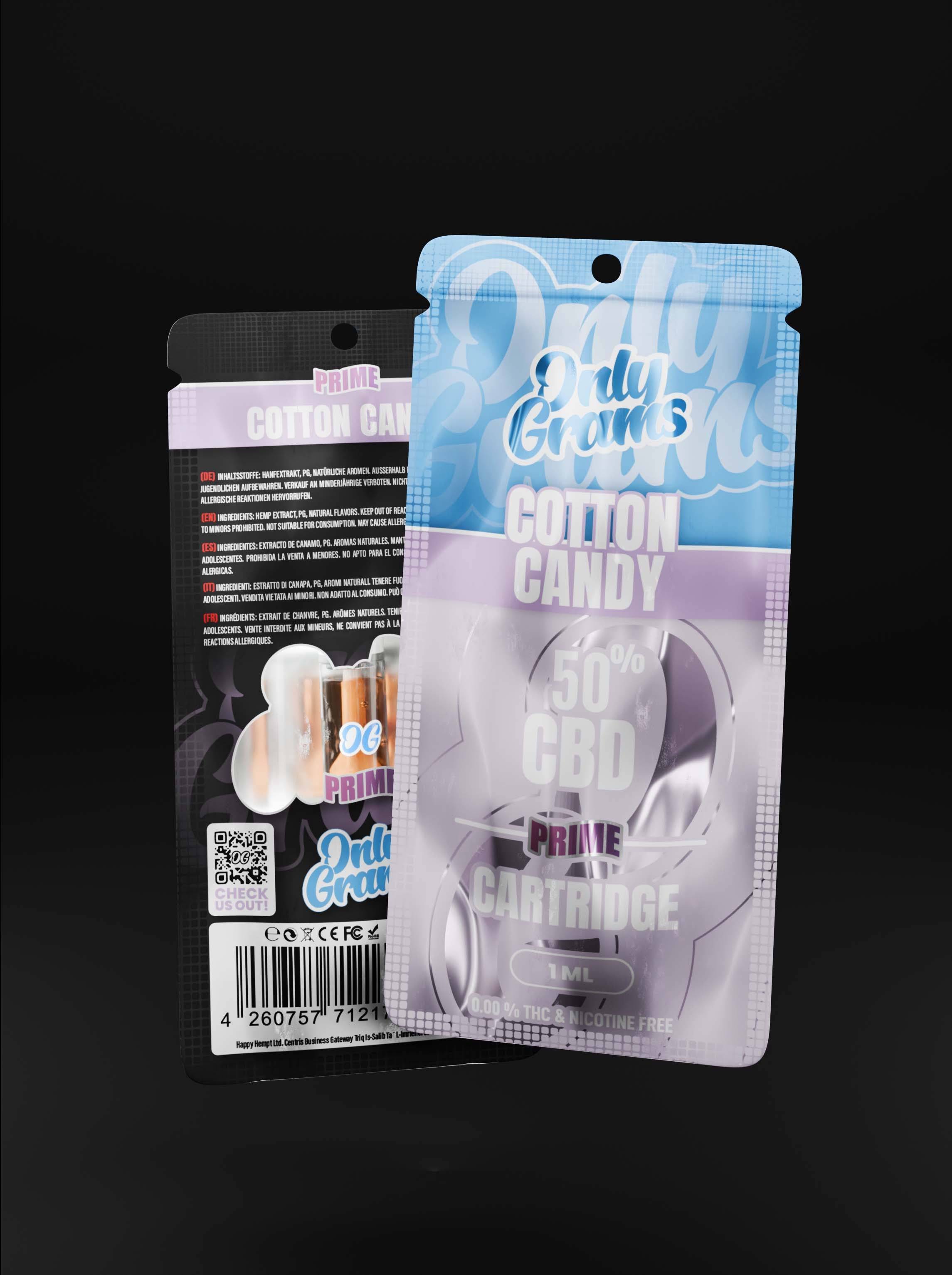 Cotton Candy CBD Kartusche - OnlyGrams