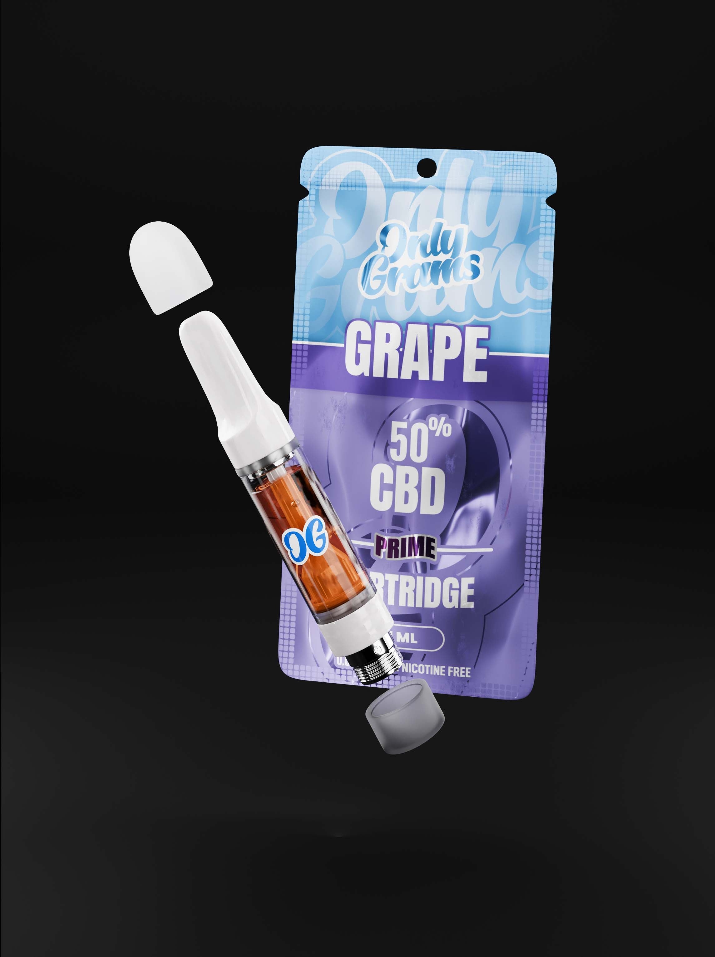 Grape CBD Kartusche - OnlyGrams