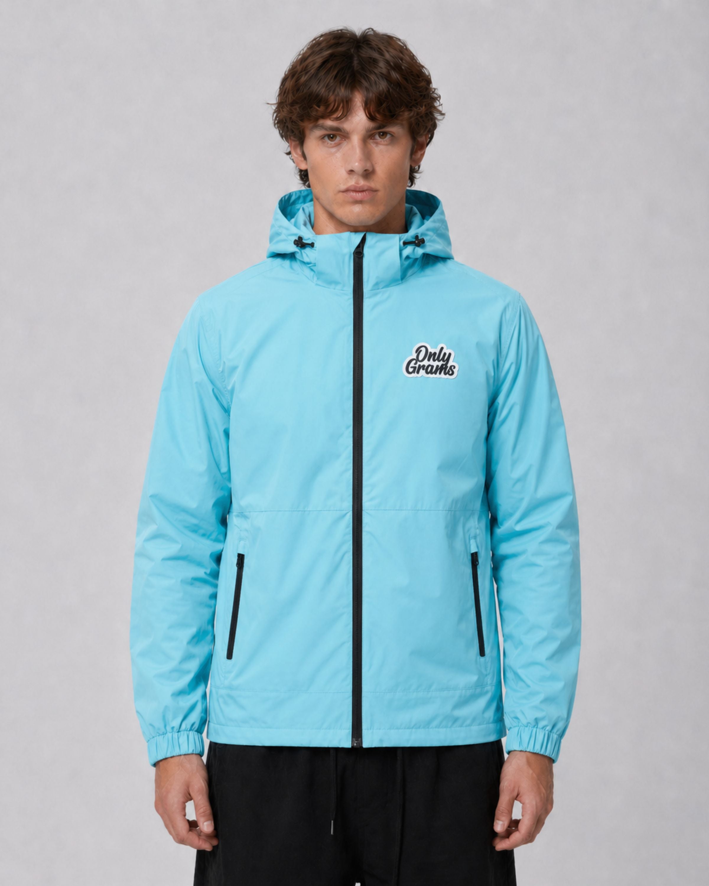 OnlyGrams Windbreaker Jacke - Baby Blau - OnlyGrams