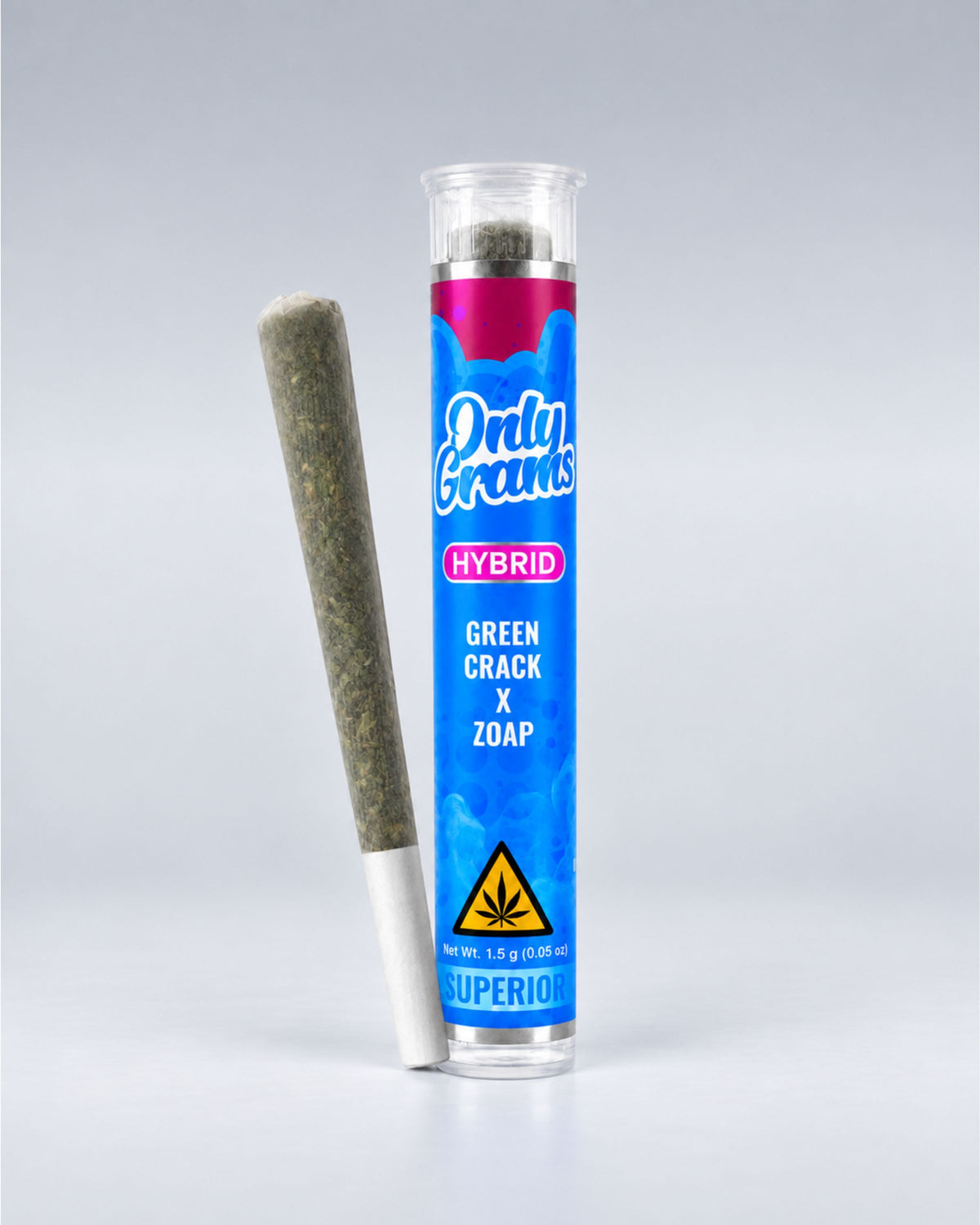 Superior Pre-Roll 50% - Green Crack x Zoap 1,5g