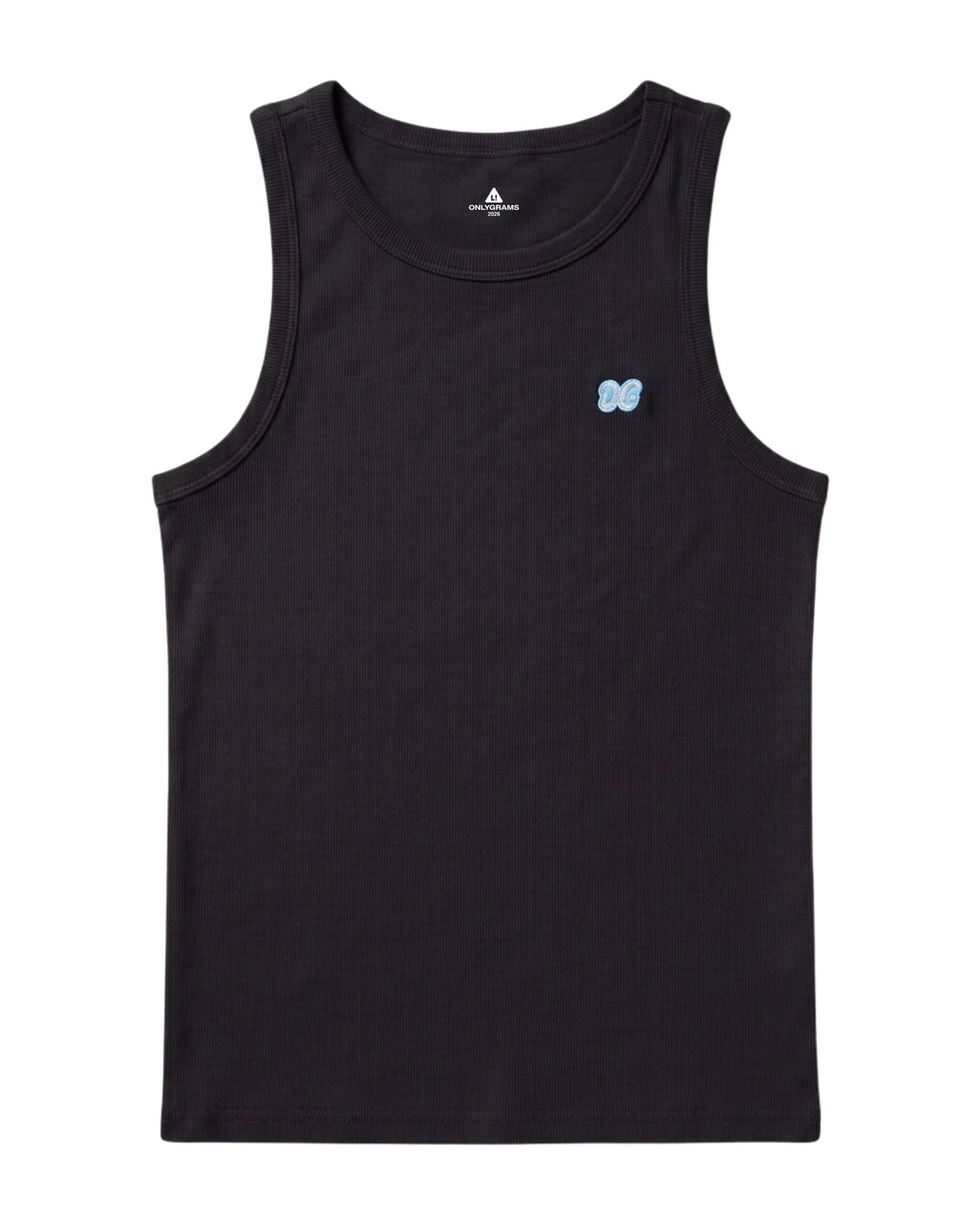 Slim Fit Tanktop – Schwarz